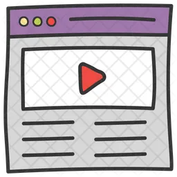 Video Website  Icon