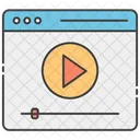 Video Play Video Streaming Online Video Icon
