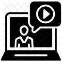 Online Tutorial Video Tutorial Video Vorlesung Symbol