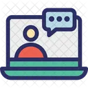 Videoanruf Chatten Video Chat Symbol