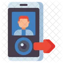 Videoanruf Video Chat Videokonferenz Symbol