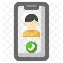 Videocall Technology Smartphone Icon