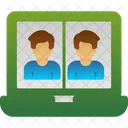 Videocall Discussion Video Call Call Icon