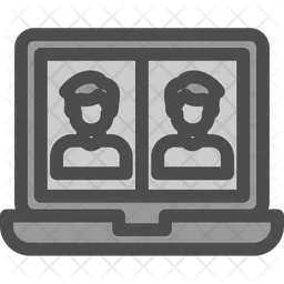 Videocall Discussion  Icon