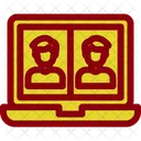 Videocall Discussion Video Call Call Icon