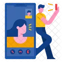 Videochamada Video Chamada Ícone