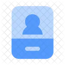 Videochamada On Line Smartphone Icon