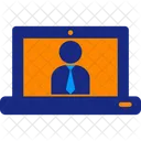 Video Chamada Laptop Icon