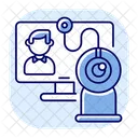 Camara Web Video Chat Icono