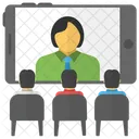 Videoconferencia Video Chat Icono