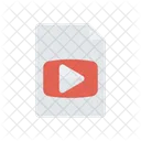 Video Datei Dokument Symbol