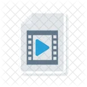 Video Datei Dokument Symbol