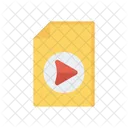 Video Datei Dokument Symbol