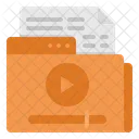 Videodateiordner  Symbol