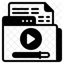 Videodateiordner  Symbol