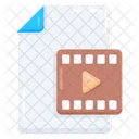 Videoformat Videodatei Filmdatei Symbol