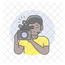 Videographer Girl Woman Icon