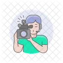 Videographer Girl Woman Icon