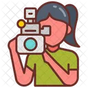 Videographer Photographer Camcorder Icon