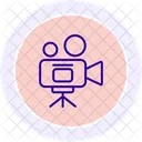 Icone De Ligne De Videographie Icon