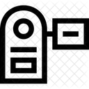 Videokamera Wechselstrom Audiobuchse Symbol