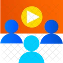 Videokonferenz  Symbol