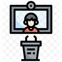 Videokonferenz  Symbol