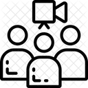 Videokonferenz Symbol