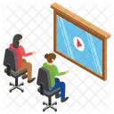 Videokonferenz  Icon