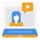 Videollamada Comunicacion Icono Icono