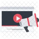 Video Marketing SEO Symbol