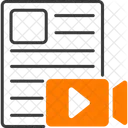 Videomaterial Video Medien Symbol