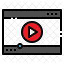 Videoplayer  Symbol