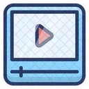 Videoplayer Videostreaming Onlinevideo Symbol