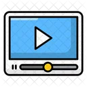 Wiedergabetaste Videoplayer Videostreaming Symbol