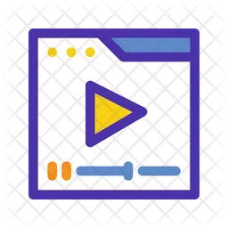 Videoplayer  Symbol