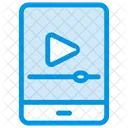 Video Player Mobil Symbol