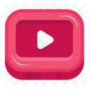 Video Taste Medien Taste Video Player Symbol