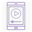 Video Player Mobil Symbol
