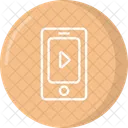 Videoplayer Telefon Symbol