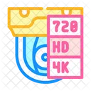 Videoqualität  Symbol