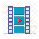 Videorolle Filmstreifen Medienrolle Symbol