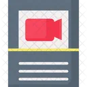 Flat Icon Videos Icon