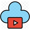 Videos Cloud Server Database Icon