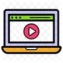 Videos De Treinamento Streaming De Video Media Player Ícone