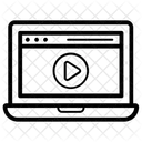Videos De Treinamento Streaming De Video Media Player Ícone
