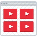 Videos Layout  Icon