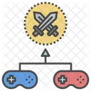 Videoschlacht  Symbol