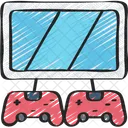 Zwei Spieler Spiel Symbol