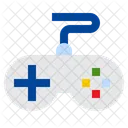 Videospiele Joystick Netzwerk Symbol
